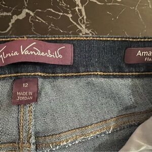 Gloria Vanderbilt Women's Dark Blue Flare Jeans